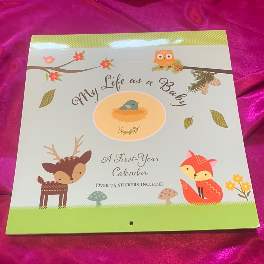 My life as a baby calendar NEW with stickers
